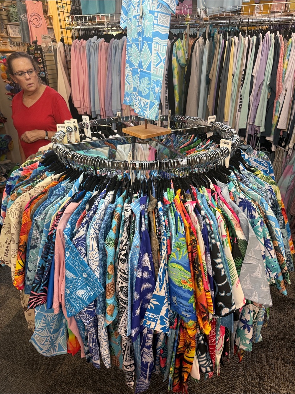 Random Assorted Hawaiian Aloha Shirts - Multi Color pick size